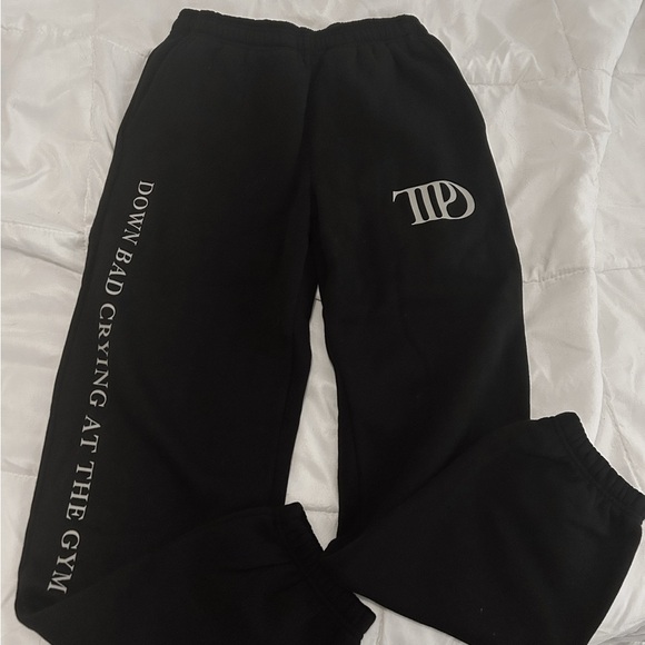 DOWN BAD CRYING AT THE GYM SWEATPANTS TTPD TS - Picture 1 of 2